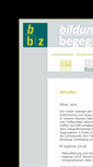 Mobile Screenshot of bbz-bernau.de